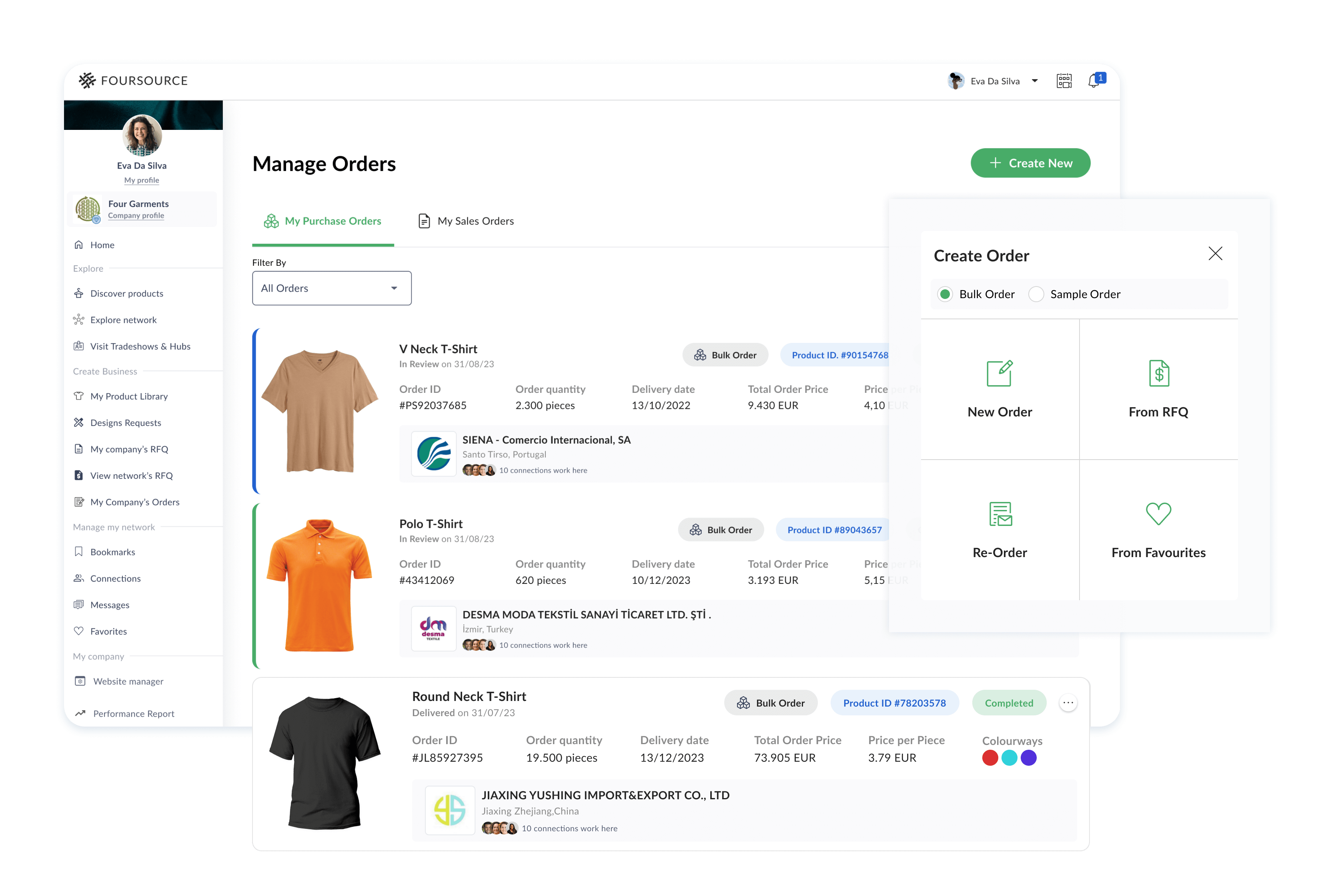 Order, pay and track your order